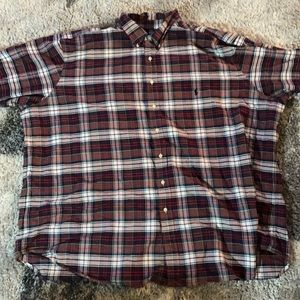 RALPH LAUREN BUTTON DOWN PLAID SHIRT 4XLT